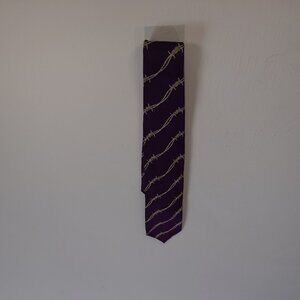 Michael Drake Barbed Wire Silk Tie